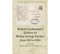 Israel J. Katz Robert Lachmann’s Letters to Henry George Farm (Copertina rigida)