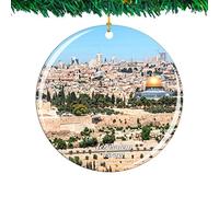 Israel Old City Of Jerusalem Ornamenti Natalizi Decorazione Ceramica Ornamento Decorazioni Per Domestico Commerciale Esterni 7.3Cm