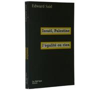 Israël, Palestine, l'égalité ou rien
