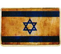 Israele Bandiera Pin Israeliano Nazionale Smalto Risvolto 1.75cmx2.5cm 10Pk