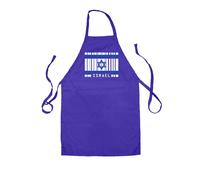 Israele Codice a Barre Stile Bandiera - Unisex Bambini Grembiule - Gerusalemme