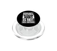 Israele distruggere case non è autodifesa | Per Gaza Citazione PopSockets PopGrip per MagSafe