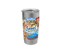 Israele Mediterraneo Medio Oriente Gerusalemme, Bicchiere termico in acciaio inox doppia parete