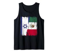 Israele Messico Mezza Bandiera Israeliano Messicano Patrimonio Canotta