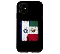 Israele Messico Mezza bandiera Israeliano Messicano Patrimonio Custodia per iPhone 11