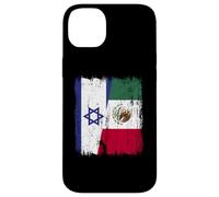 Israele Messico Mezza bandiera Israeliano Messicano Patrimonio Custodia per iPhone 14 Plus