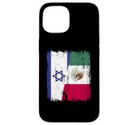 Israele Messico Mezza bandiera Israeliano Messicano Patrimonio Custodia per iPhone 15