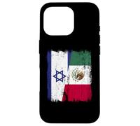 Israele Messico Mezza bandiera Israeliano Messicano Patrimonio Custodia per iPhone 16 Pro