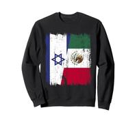 Israele Messico Mezza Bandiera Israeliano Messicano Patrimonio Felpa
