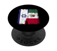 Israele Messico Mezza bandiera Israeliano Messicano Patrimonio PopSockets PopGrip Adesivo