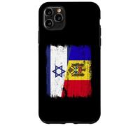 Israele Moldavia Mezza bandiera Israeliana Moldava Patrimonio Custodia per iPhone 11 Pro Max