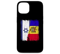 Israele Moldavia Mezza bandiera Israeliana Moldava Patrimonio Custodia per iPhone 13