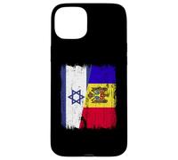 Israele Moldavia Mezza bandiera Israeliana Moldava Patrimonio Custodia per iPhone 15 Plus
