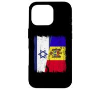 Israele Moldavia Mezza bandiera Israeliana Moldava Patrimonio Custodia per iPhone 16 Pro