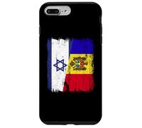 Israele Moldavia Mezza bandiera Israeliana Moldava Patrimonio Custodia per iPhone 7 Plus/8 Plus