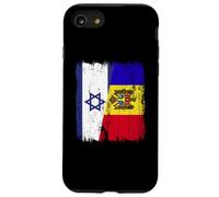 Israele Moldavia Mezza bandiera Israeliana Moldava Patrimonio Custodia per iPhone SE (2020) / 7/8