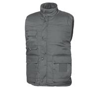 ISSALINE 4031 MAOR GILET MULTITASCHE ANTIFREDDO TRAPUNTATO IN POLIESTERE GRIGIO