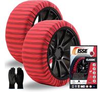 ISSE Calze da Neve Omologate Italia EN 16662-1 - 2 Catene da Neve in Tessuto per