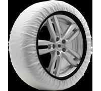 ISSE Set di 2 catene da neve in tessuto per auto Super Taglia 58