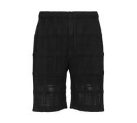 Issey Miyake - Lace Grid Pleats Shorts - - Shorts - Uomo - Nero - L