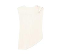 Issey Miyake - Top Asimmetrico con Pieghe Srotolate - - Tops - Donna - Bianco - M
