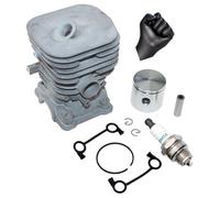 ISSICOO Kit cilindro pistone per Husqvarna 125B 125BX 125BVX Jonsered B2126 BV2126 RedMax HB280 HB281 Poulan HB280 HB281 Craftsman 358794810 358794811 Soffiatore PN 587555811 97301 529900601 545132601