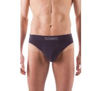 ISSIMO 3 Pezzi, Slip Uomo 210 Made in Italy Senza Cuciture, in Microfibra Elasticizzata per Un Comfort Superiore, Antracite, S/M