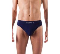 ISSIMO 3 Pezzi, Slip Uomo 210 Made in Italy Senza Cuciture, in Microfibra Elasticizzata per Un Comfort Superiore, Oceano, L/XL