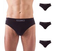 3 Slip da uomo Issimo anatomici in microfibra liscia senza cuciture art 210