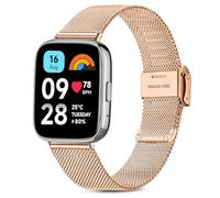 Issinlky cinturino in metallo per Xiaomi Redmi Watch 3 Active, cinturino in acciaio inox per Xiaomi Redmi Watch 3 Active Smart Watch