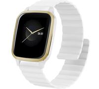 Issinlky Cinturino magnetico 20 mm compatibile Galaxy Watch 7/6/5/4/FE 40 mm 44 mm/Garmin Venu Sq/Sq 2/Venu/2 Plus/Vivoactive 3/5/6/Amazfit GTS/Bip, cinturino sportivo silicone morbido per donna uomo