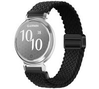 Issinlky cinturino nylon intrecciato per Garmin Lily 2, 14mm cinturino elastico per Garmin Lily 2 Damen