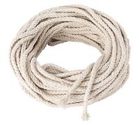 Isslly Stoppini in cotone per lampade a olio, 10 m, stoppini rotondi intrecciati da 0,3 cm, ricambi per stoppini per candele a olio, candele, forniture per candele (10 m)