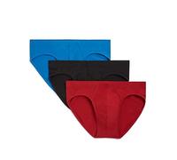 Ist - Slip da Uomo in Cotone Elasticizzato, Confezione da 3 - Nero - Medium