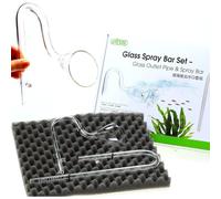 Ista Glass Inflow and Outflow Pipe Set Set di Mandata e Aspirazione in Vetro