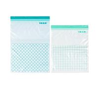 ISTAD 2 sacchetti di plastica, colori assortiti, confezione da 30, composto da: 15 sacchetti da 6 l (28,5 x 41 cm) e 15 sacchetti da 4,5 l (27 x 34 cm). Possono essere utilizzati più e più volte