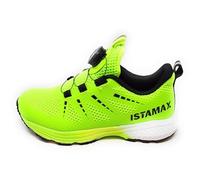 Istamax Scarpa Sportiva Modello antitorsione IMAA3808 Verde Neon a Chiusura Rapida (Verde Neon, Sistema Taglie Calzature EU, Adolescente, Numero, Media, 30)