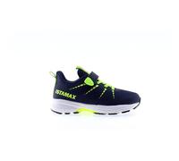 Istamax Scarpa Sportiva Modello IMAA3805 Blu Giallo Neon a Lacci Elastici e Strappo (Blu/Giallo/Neon, Sistema Taglie Calzature EU, Bambino Piccolo (2-5 Anni), Uomo, Numero, Media, 28)