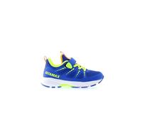 Istamax Scarpa Sportiva Modello IMAA3807 Blu Royal Giallo Neon a Lacci Elastici e Strappo (Blu Royal, Sistema Taglie Calzature EU, Adolescente, Numero, Media, 35)