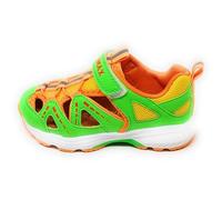 Istamax Scarpe Sportive Aperte Bambino IMCA3814,Mesh Traspirante,Blu Royal e Giallo Neon,A Strappo (Giallo e Verde, Sistema Taglie Calzature EU, Bambino Piccolo (2-5 Anni), Numero, Media, 27)