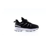 Istamax Scarpe Sportive per Bambini,Chiusura a Strappo,Nero e Bianco,Mesh Traspirante,Modello IMAA3805 (Nero/Bianco, Sistema Taglie Calzature EU, Adolescente, Uomo, Numero, Media, 31)