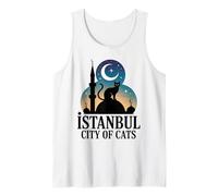 Istanbul Città dei Gatti Hagia Sophia Turchia Moschea Blu Felino Canotta