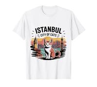 Istanbul Città dei Gatti Impero Ottomano Bosforo Ponte Turchia Maglietta