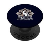 Istanbul Città Dei Gatti Patrimonio Turco Hagia Sophia Turchia PopSockets PopGrip Adesivo