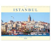 Istanbul - die Stadt zwischen zwei Welten (Wandkalender 2026 DIN A4 quer), CALVENDO Monatskalender: fotografische Impressionen aus der Hauptstadt der Türkei