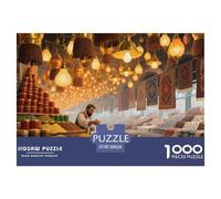 Istanbul Grand Bazaar Puzzle in Legno Impermeabile DIY Puzzles Da 1000 Pezzi Regali Per Adulti Colorati Per Decorazioni Domestiche