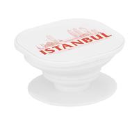 Istanbul Minimalist Travel Culture Turchia - Impugnatura Grip di supporto e supporto video per smartphone, compatibile con tutti i modelli stampati in Francia