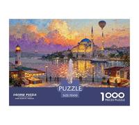 Istanbul Santa Sofia Crepuscolo Puzzle in Legno Impermeabile DIY Puzzles Da 1000 Pezzi Regali Per Adulti Divertenti Giochi Educativi