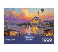 Istanbul Santa Sofia Crepuscolo Puzzle in Legno Impermeabile Puzzles Da 1000 Pezzi Regali Per Adulti Divertenti Giochi Educativi