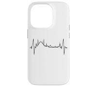 Istanbul Skyline Battito del Cuore Turchia Moschea Istanbul Custodia per iPhone 14 Pro